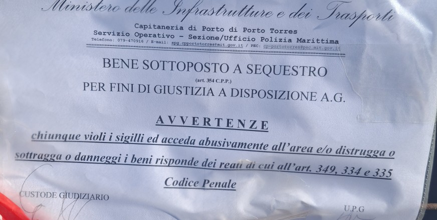 Castelsardo, sequestro del cantiere nautico: il problema adesso è il porto
