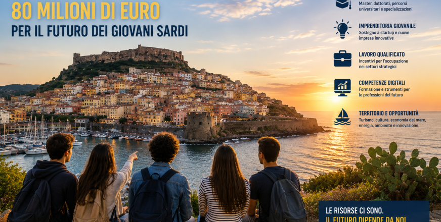 Ottanta milioni per i giovani sardi: Castelsardo saprà cogliere questa occasione?