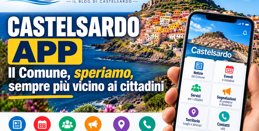 CASTELSRDO CAMBIA ANCORA PASSO NELLA COMUNICAZIONE: ARRIVA LA NUOVA APP DEL COMUNE