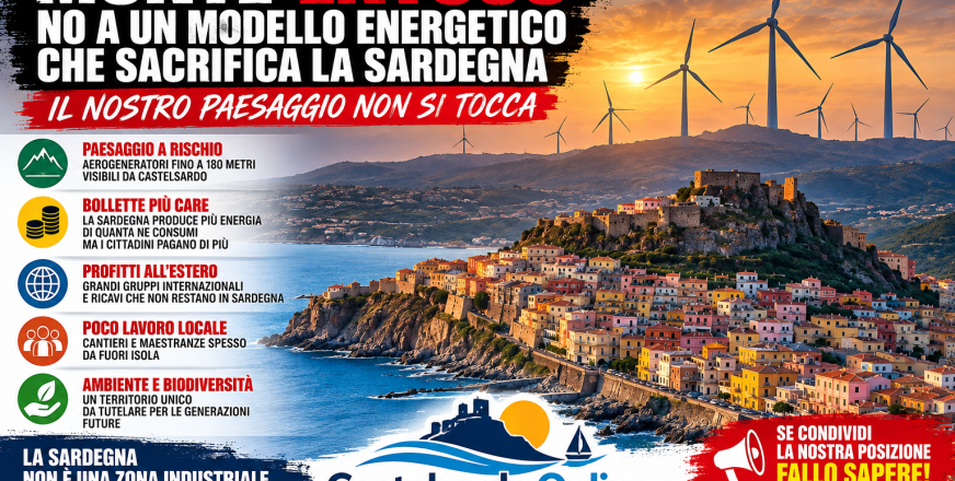 MONTE ENTOSU, NO A UN MODELLO ENERGETICO CHE SACRIFICA LA SARDEGNA